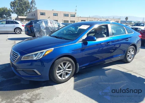 2016 Hyundai Sonata Se from USA, damaged, VIN 5NPE24AF4GH395517